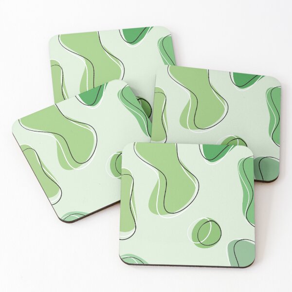 Item preview, Green abstract cow print designed and sold by amybee349.