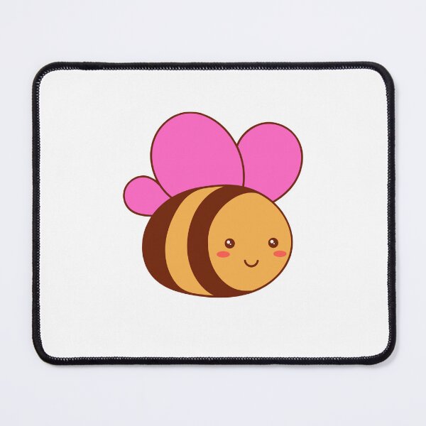 Item preview, Cute Kawaii Bee with Pink Wings – Adorable Pastel Insect Illustration designed and sold by Blueprint&co.
