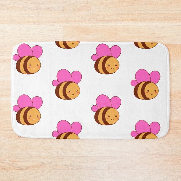 Item preview, Cute Kawaii Bee with Pink Wings – Adorable Pastel Insect Illustration designed and sold by Blueprint&co.