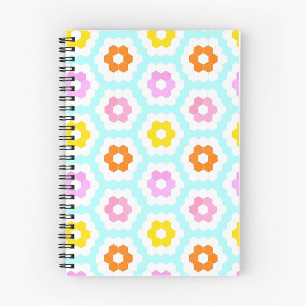 Item preview, Vintage Tile Candy Colored Flowers Simple Pattern designed and sold by springstdesign.