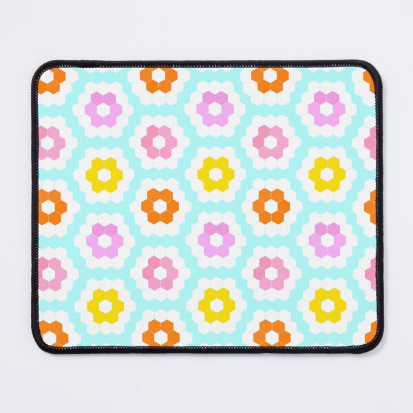 Item preview, Patrón simple de flores de colores caramelo con azulejos vintage designed and sold by springstdesign.