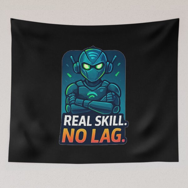 Item preview, Real Skill, No Lag designed and sold by okiiskandarart.