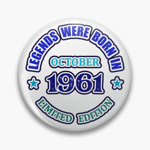 Item preview, BIRTHDAY OCTOBER 1961 designed and sold by BUCHELI-ART..