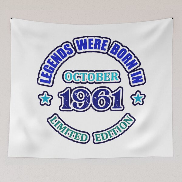 Item preview, BIRTHDAY OCTOBER 1961 designed and sold by BUCHELI-ART..