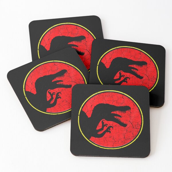 Item preview, spino red logo jurassic rusted designed and sold by Blck-Acid-Devil.