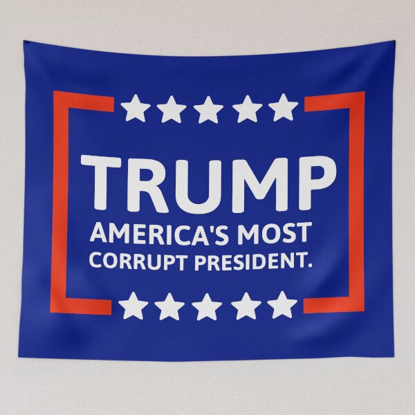 Item preview, America’s most corrupt president  designed and sold by Rachel the Artist .