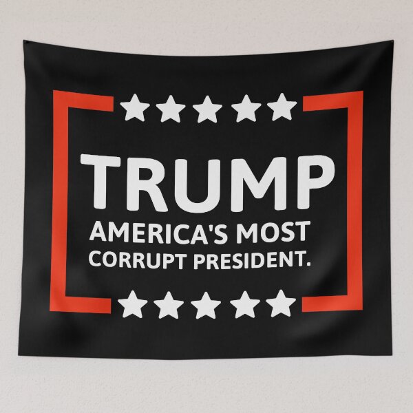 Item preview, America’s most corrupt president  designed and sold by Rachel the Artist .