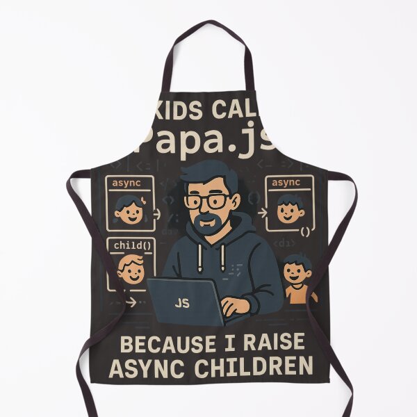 Item preview, My kids call me "Papa.js" because I raise async childer designed and sold by Townee-Shirts.