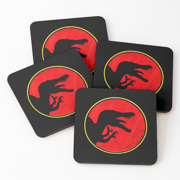 Item preview, spino red logo jurassic dinosaur designed and sold by Blck-Acid-Devil.