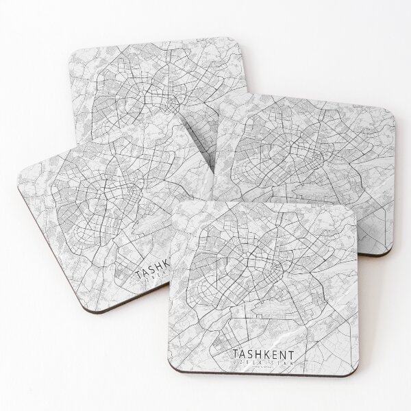 Item preview, Tashkent City Map of Uzbekistan - Light designed and sold by deMAP.
