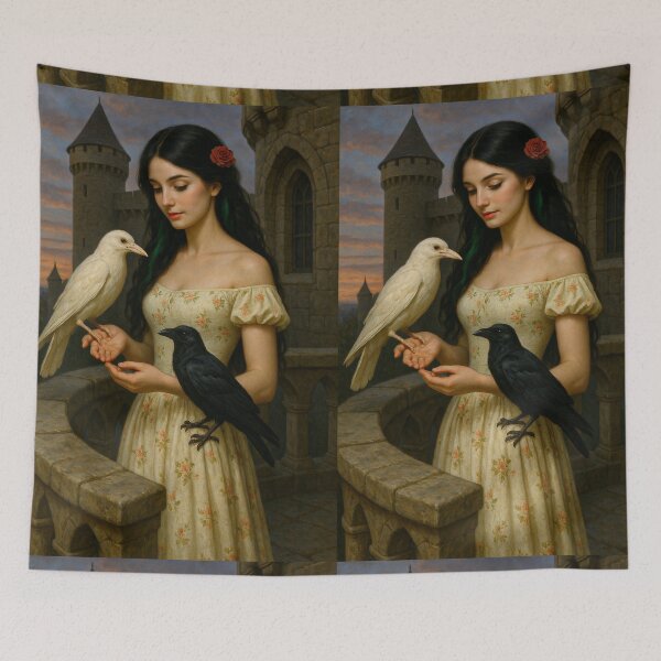 Item preview, The Maiden of the Twilight Tower designed and sold by DibujandoPorfa.