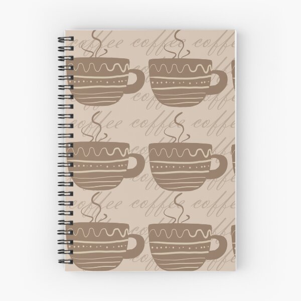 Item preview, Cozy Coffee Cup Pattern – Hand-Drawn Aesthetic designed and sold by  Boho Vibes Studio.
