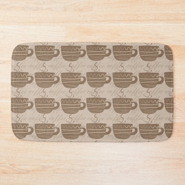 Item preview, Cozy Coffee Cup Pattern – Hand-Drawn Aesthetic designed and sold by  Boho Vibes Studio.