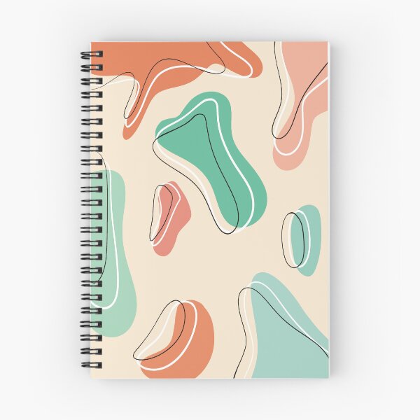 Item preview, Teal and orange abstract cow print  designed and sold by amybee349.