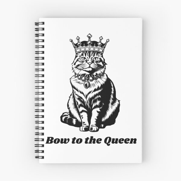 Item preview, Bow to the Queen of Cats designed and sold by DelynCreates.