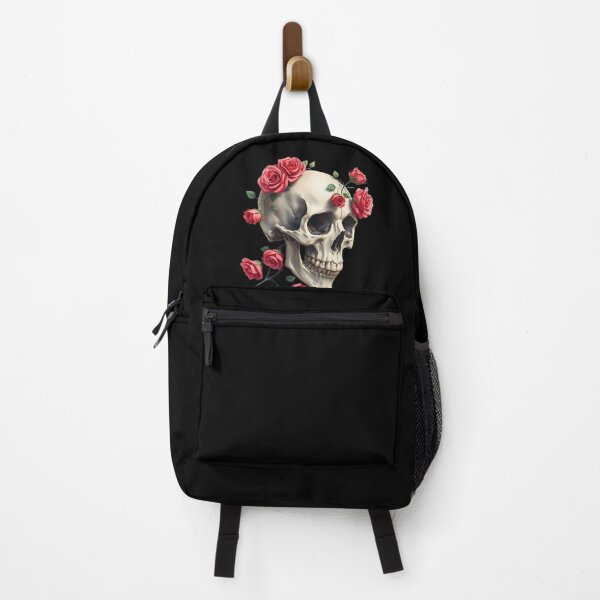 Item preview, Romantic Skull and Roses – Watercolor Gothic Art designed and sold by EverMuse_0_0.