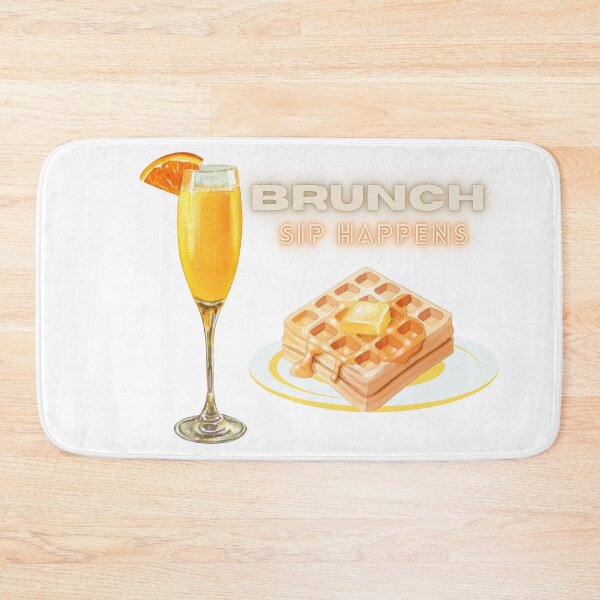 Item preview, Brunch time: sip happens waffles, mimosas, and weekend vibes designed and sold by joyfulfeatures.