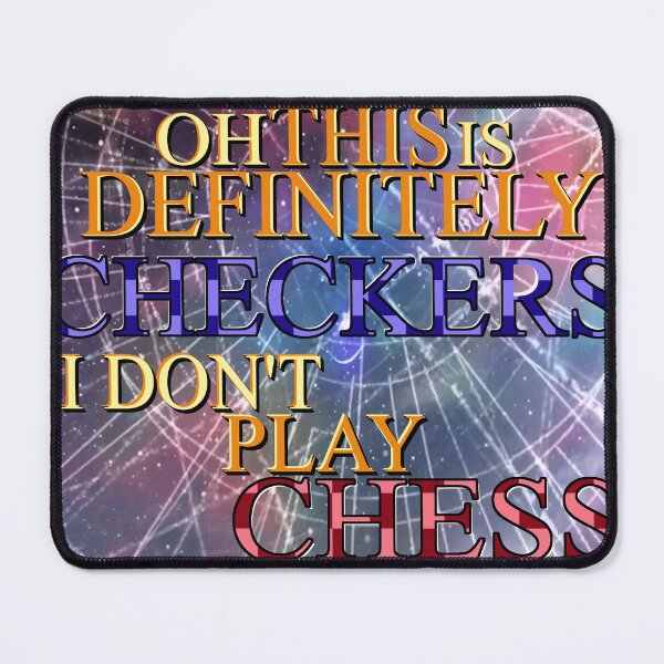 Item preview, Checkers Aesop Rock Text Graphic designed and sold by CatbattleLovesU.