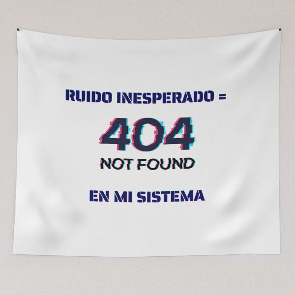 Item preview, Unexpected noise error 404.not found on my system designed and sold by CeciliaGomezArt.