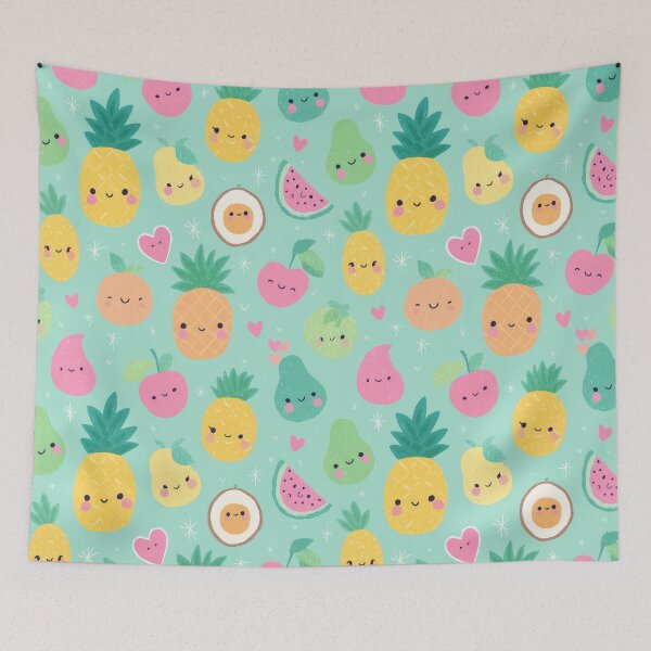 Item preview, Cute Fruits Summer Pattern Kawaii designed and sold by StardustMaia.