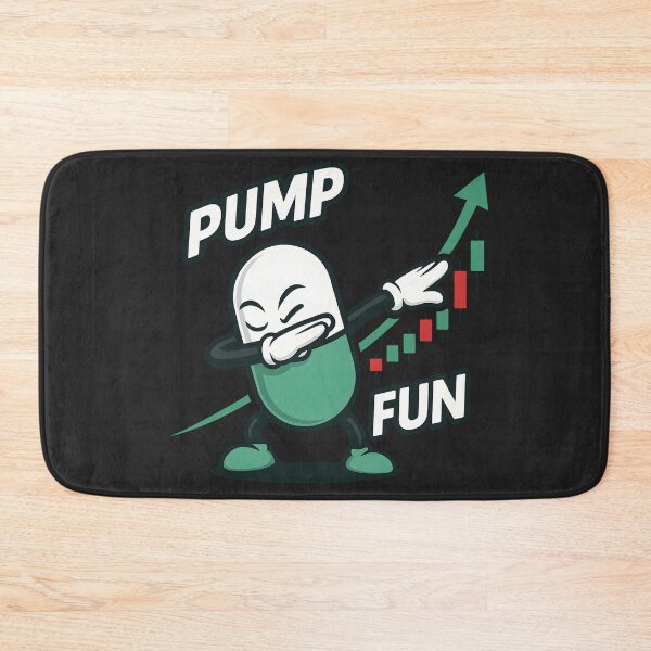 Item preview, Dabbing Pump.fun Pill | Crypto Meme Cartoon Design designed and sold by WAUZ.