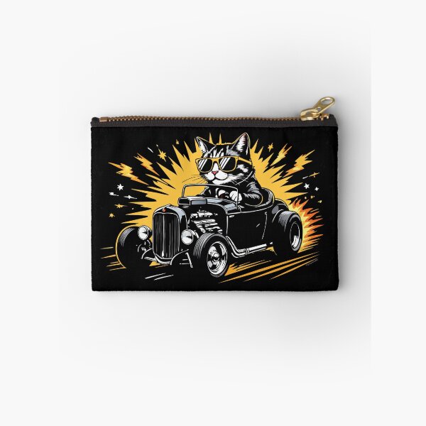 Item preview, Hot Car, Cool Cat designed and sold by Automotive Art by Greg.