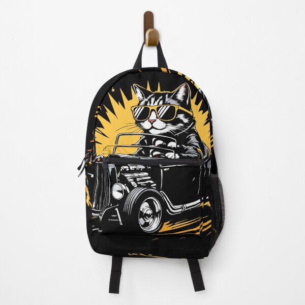 Item preview, Hot Car, Cool Cat designed and sold by Automotive Art by Greg.