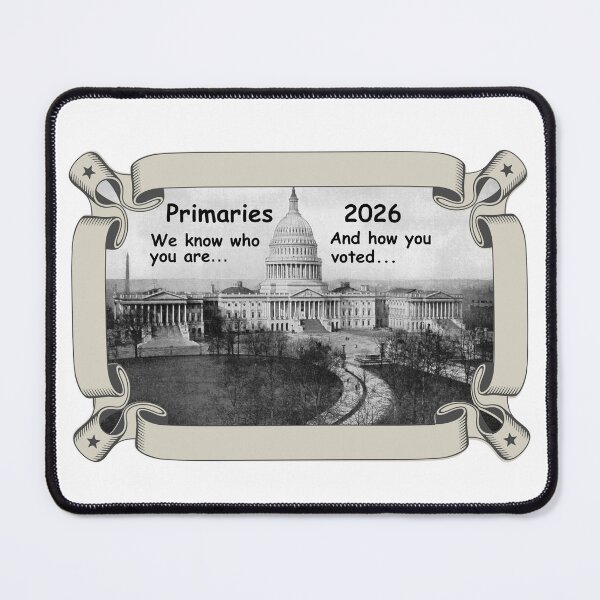 Item preview, Thought Provoking Illustrated Primaries 2026 Design designed and sold by jglawson676.