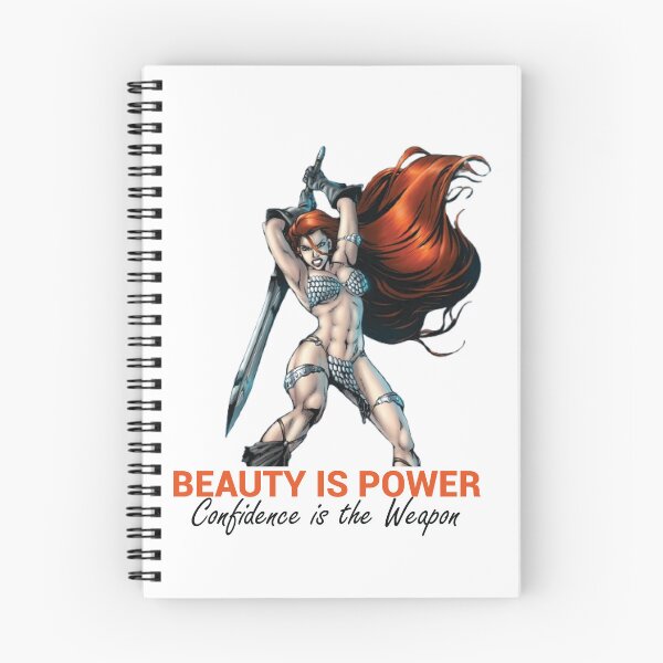 Item preview, Beauty Is Power – Red-Haired Sonja Art | Red Vixen Energy designed and sold by GraphixKing999.