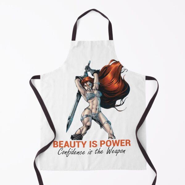 Item preview, Beauty Is Power – Red-Haired Sonja Art | Red Vixen Energy designed and sold by GraphixKing999.