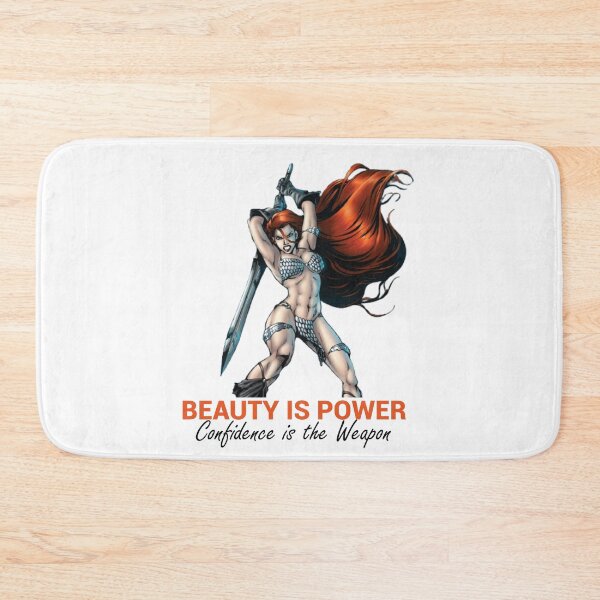 Item preview, Beauty Is Power – Red-Haired Sonja Art | Red Vixen Energy designed and sold by GraphixKing999.