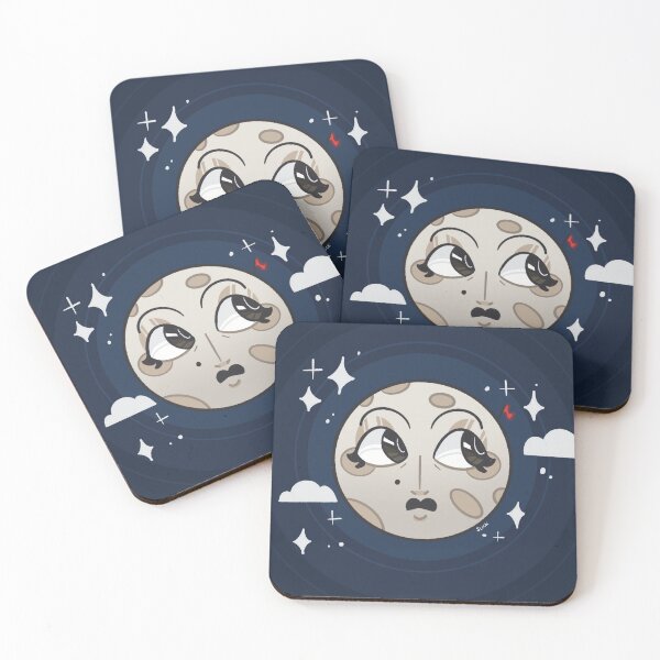 Item preview, Moon Woman in Starry Sky designed and sold by Slickomatic.