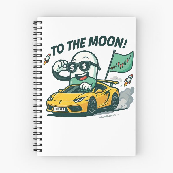 Item preview, Lambo Pill Meme | Crypto Pump.fun Degen Cartoon designed and sold by WAUZ.