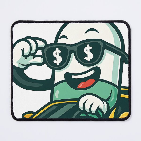 Item preview, Lambo Pill Meme | Crypto Pump.fun Degen Cartoon designed and sold by WAUZ.