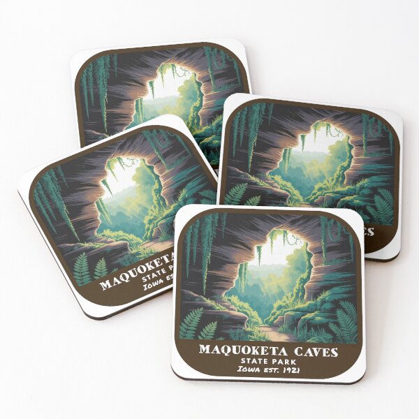 Item preview, Vintage Maquoketa Caves State Park (Iowa State Park) designed and sold by RabbitK.