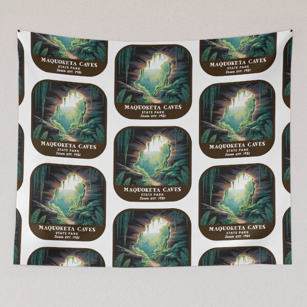 Item preview, Vintage Maquoketa Caves State Park (Iowa State Park) designed and sold by RabbitK.