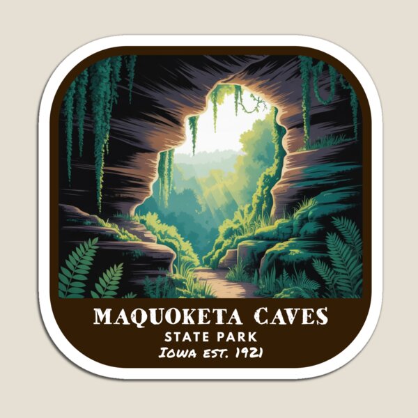 Item preview, Vintage Maquoketa Caves State Park (Iowa State Park) designed and sold by RabbitK.