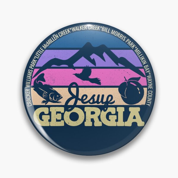 Item preview, Jesup Georgia Sunset Retro Vintage Local Pride Logo designed and sold by CRHPOD20.