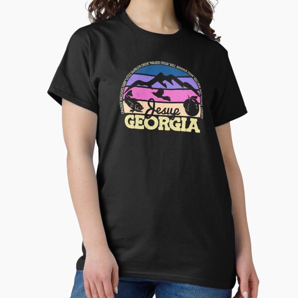 Item preview, Jesup Georgia Sunset Retro Vintage Local Pride Logo designed and sold by CRHPOD20.