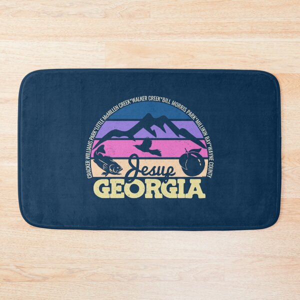 Item preview, Jesup Georgia Sunset Retro Vintage Local Pride Logo designed and sold by CRHPOD20.
