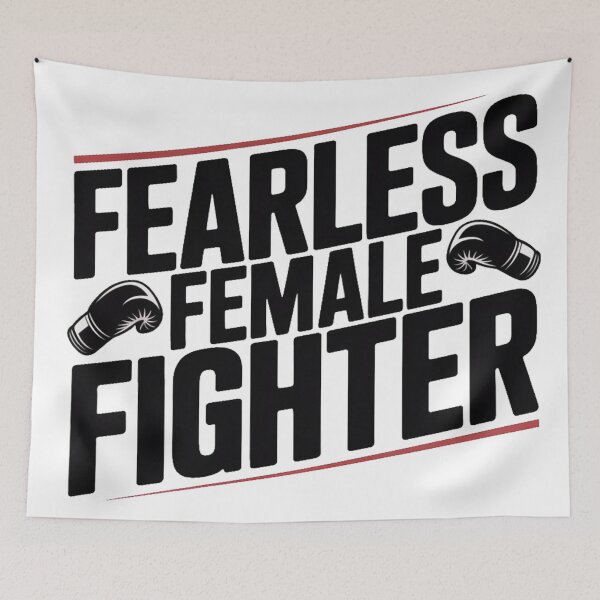 Item preview, Fearless Female Fighter – Muay Thai Girl designed and sold by Globalcitytees.