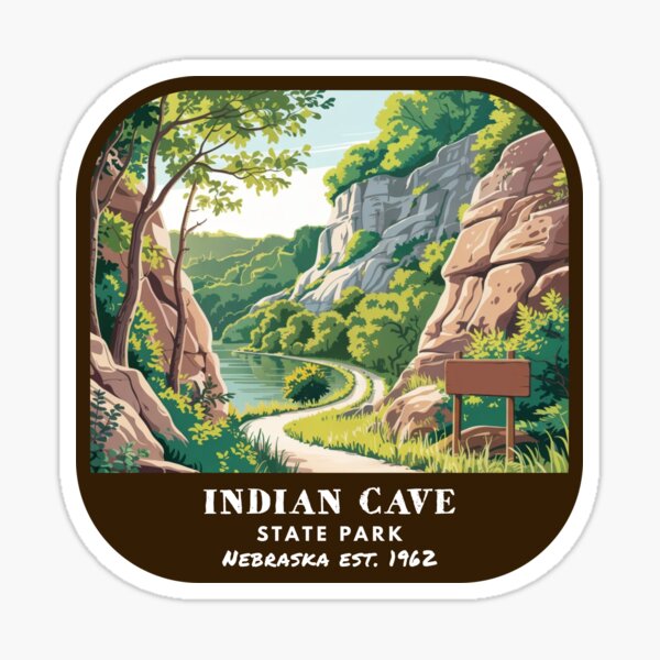 Item preview, Vintage Indian Cave State Park (Nebraska State Park) designed and sold by RabbitK.