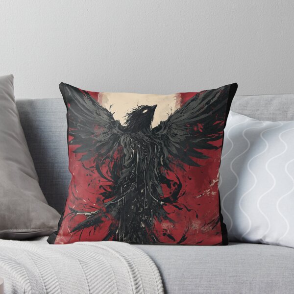 Item preview, Frenzied Raven Deity in Gothic Red designed and sold by Yunari..