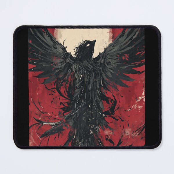 Item preview, Frenzied Raven Deity in Gothic Red designed and sold by Yunari..