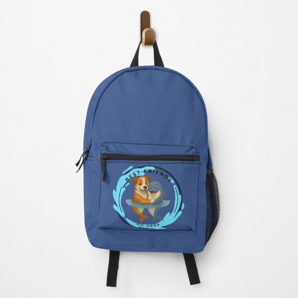 Item preview, Deep Buddies Hug – Dog & Dolphin designed and sold by OMdesign10.