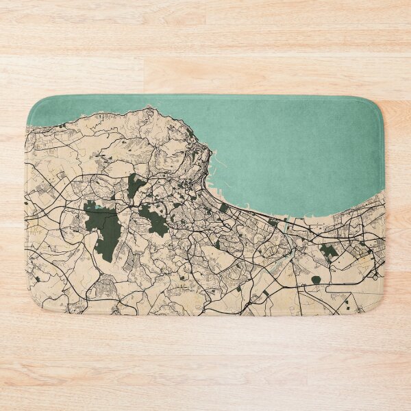Item preview, Algiers City Map of Algeria - Vintage designed and sold by deMAP.