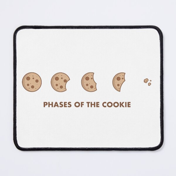 Item preview, Phases of the Cookie – Cute Cookie Lover Design Color Version designed and sold by ReubenGDesigns.