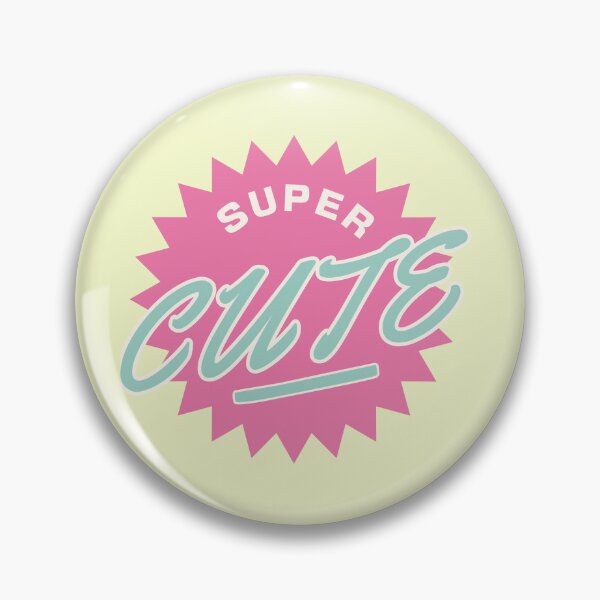 Item preview, Super Cute - Pastel Text Cutecore 80s New Wave designed and sold by The Sticker Bureau.