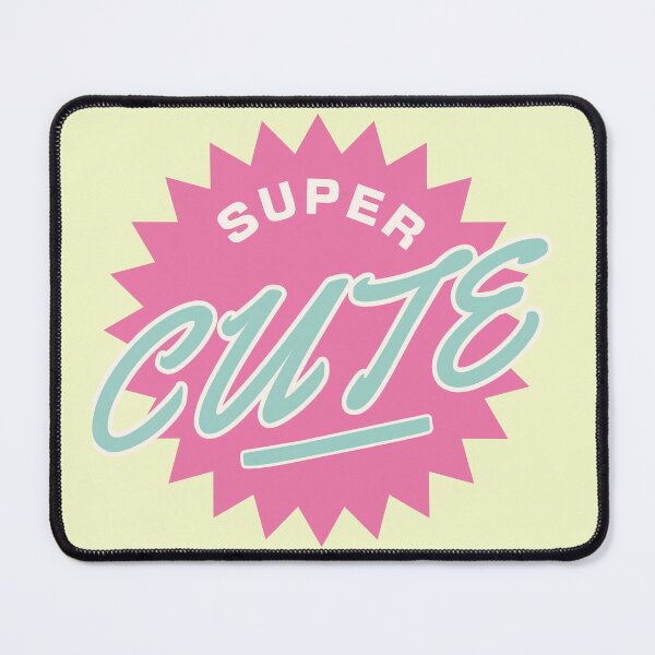 Item preview, Super Cute - Pastel Text Cutecore 80s New Wave designed and sold by The Sticker Bureau.