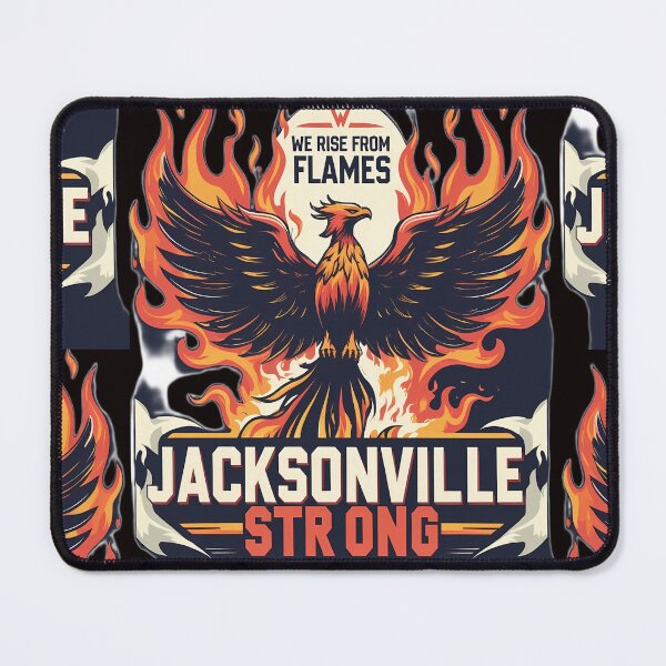 Item preview, “Strong Spirit – Jacksonville Fire” Inspirational Typography Tee designed and sold by Jackypoo Design.
